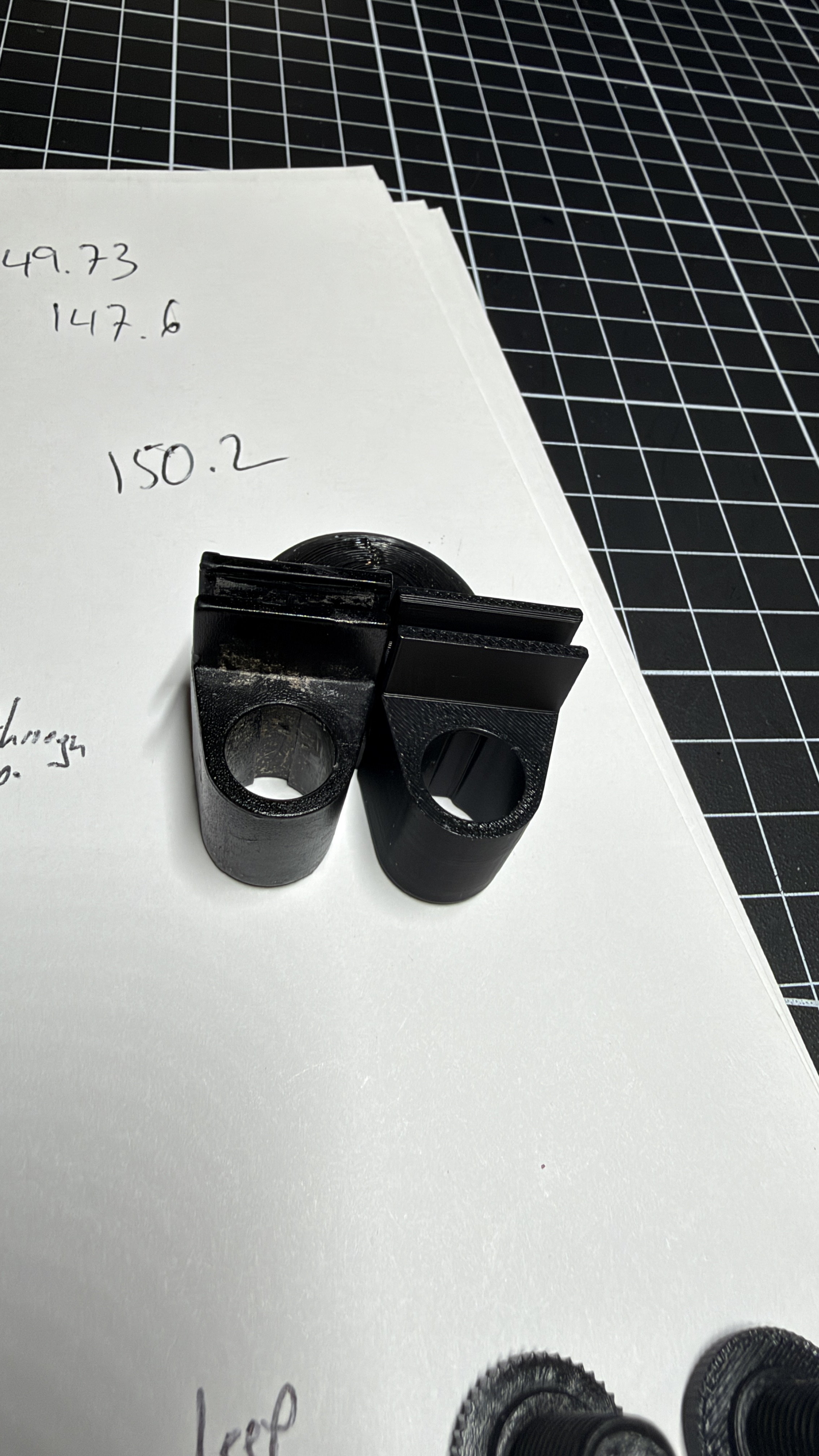 Original and printed shower door brackets